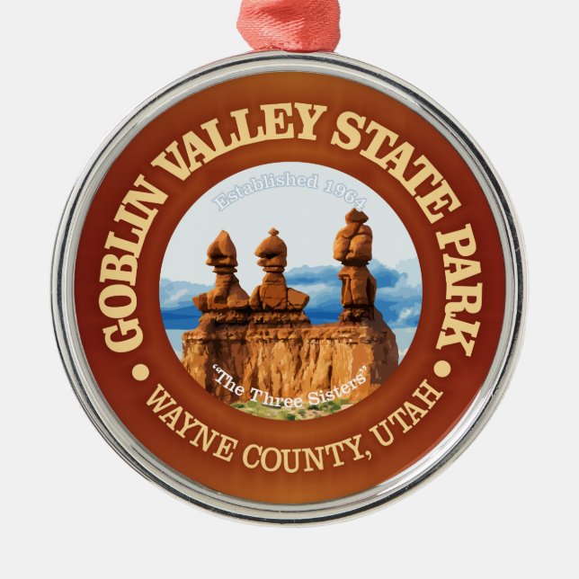 Goblin Valley SP Metal Tree Decoration (Front)