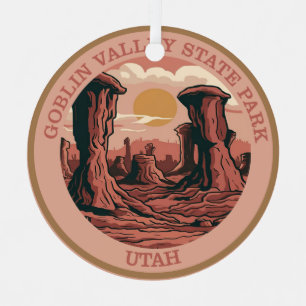 Goblin Valley State Park, Utah  Metal Tree Decoration