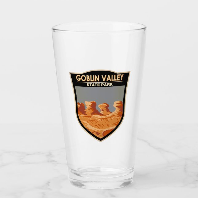 Goblin Valley State Park Utah Vintage Glass (Front)