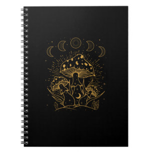 Goblincore Aesthetic Academia Cottagecore Mushroom Notebook