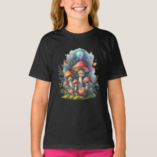 Goblincore Aesthetic and dark Cottagecore Mushroom T-Shirt