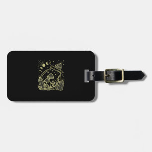 Goblincore Aesthetic Cottagecore Academia Mushroom Luggage Tag