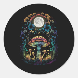 Goblincore Aesthetic Dark Academia Cottagecore Mus Classic Round Sticker