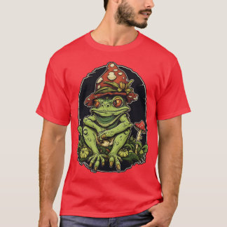 Goblincore Aesthetic Frog Mushroom Dark Academia 1 T-Shirt