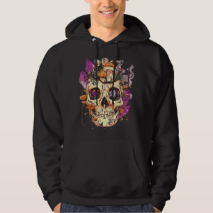 Goblincore Aesthetic. Grunge Moon Crystals Mushroo Hoodie