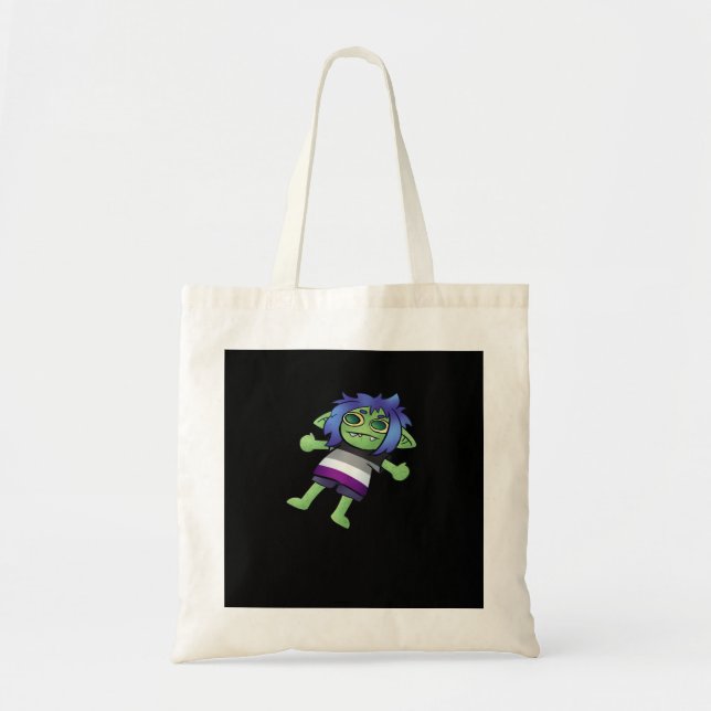 Goblincore Asexual Pride Goblin Classic Tote Bag (Front)