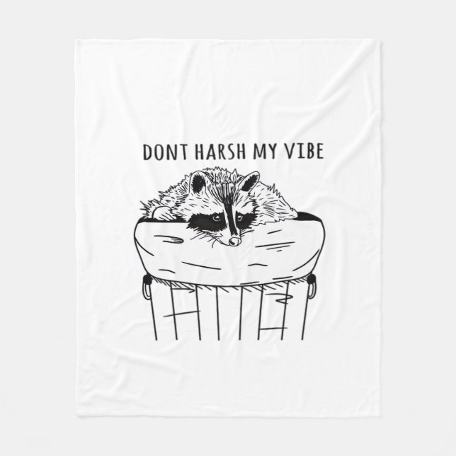 Goblincore Dont Harsh My Vibe Classic Fleece Blanket (Front)