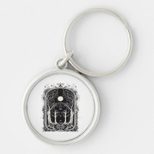Goblincore Fantasy Gate To  Classic Key Ring