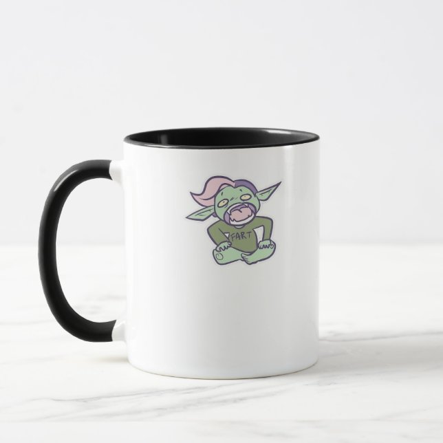 Goblincore Fart Goblin Classic Mug (Left)