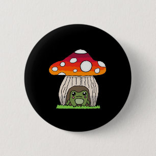 Goblincore Frog Classic 6 Cm Round Badge