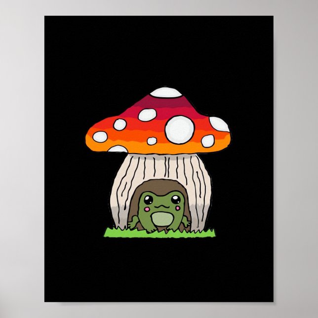 Goblincore Frog Classic Poster (Front)