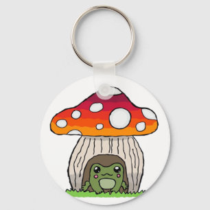 Goblincore Frog Classic Retro Appeal Key Ring