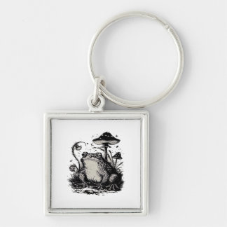 Goblincore Frog Minimal Classic Design Key Ring