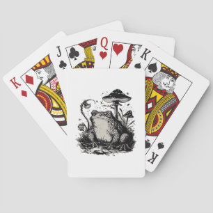 Goblincore Frog Minimal Classic Design Playing Cards
