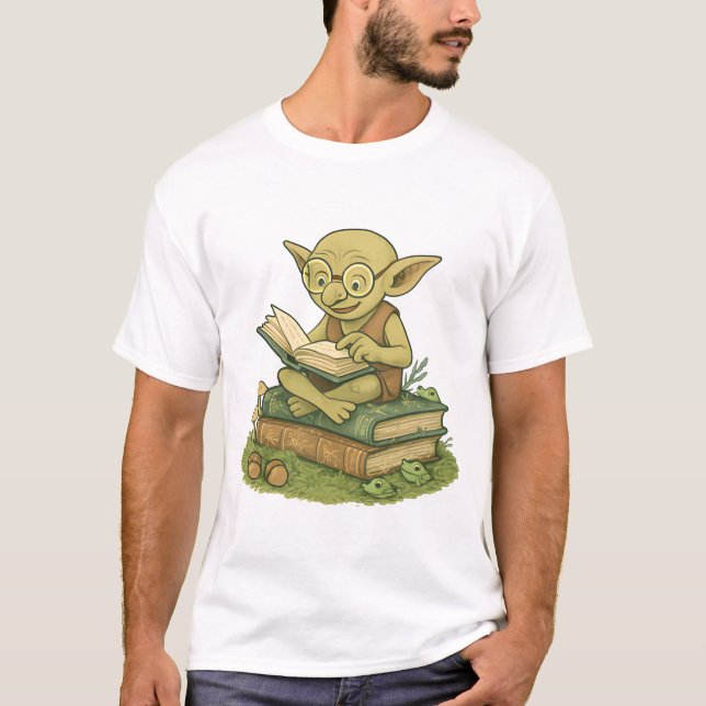 Goblincore Reading Club Fairy Books T-Shirt (Front)