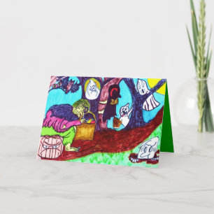 GOBLINS DANCE halloween card