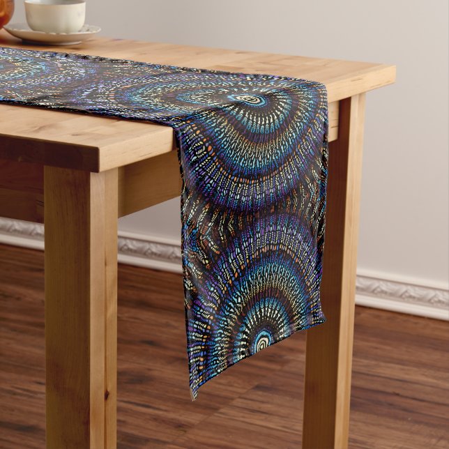 GoBo Go Bold, Bohemian, Avant Garde Long Table Runner (In Situ)