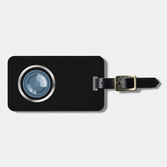Gocha! Camera Lens Luggage Tag (Front Horizontal)