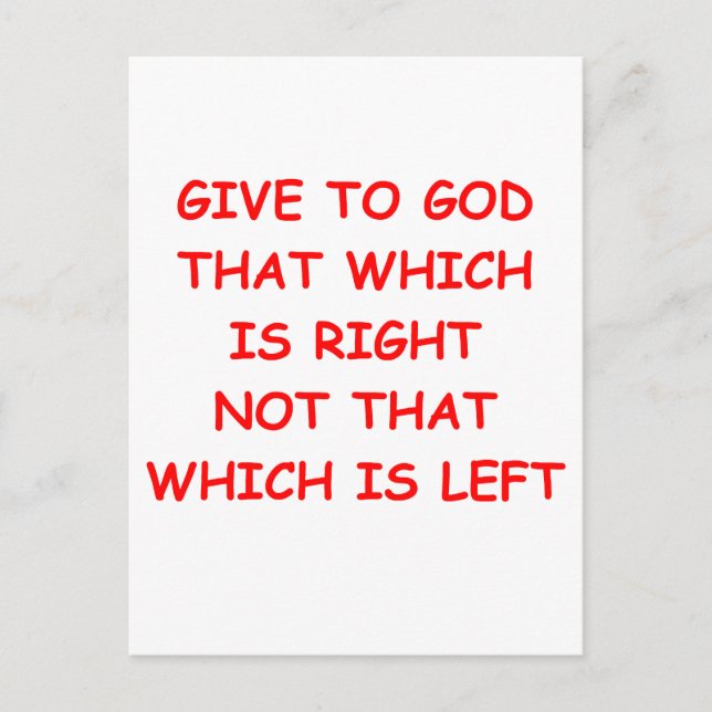 GOD1 POSTCARD (Front)