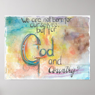 God and Country Poster