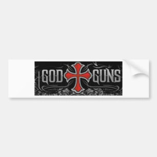 God and Guns Bumper Sticker