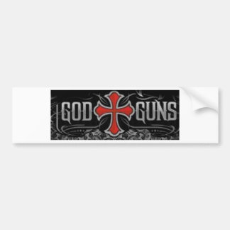 God and Guns Bumper Sticker