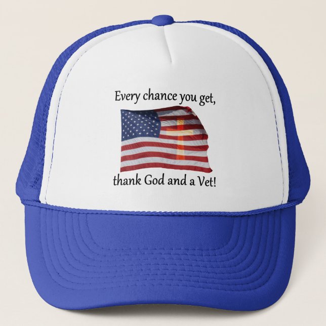 God And Vet Hat (Front)