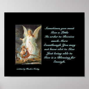 god_angel, Sometimes you must Give a LittleIn o... Poster