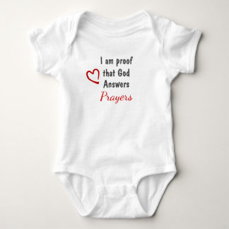 God Answers Prayers Bodysuit