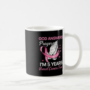 God Answers Prayers Breast Cancer Survivor Christi Coffee Mug
