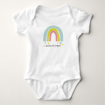 "God Answers Prayers" Rainbow Baby Bodysuit