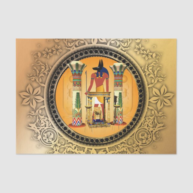 God Anubis Tissue Paper (Front)