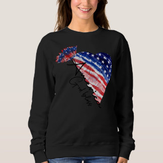 God Bless America   4th Of July   Independence   P Sweatshirt