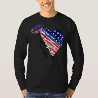 God Bless America   4th Of July   Independence   P T-Shirt