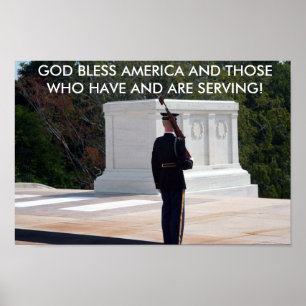 GOD BLESS AMERICA AND THOSE WHO HAVE ... POSTER