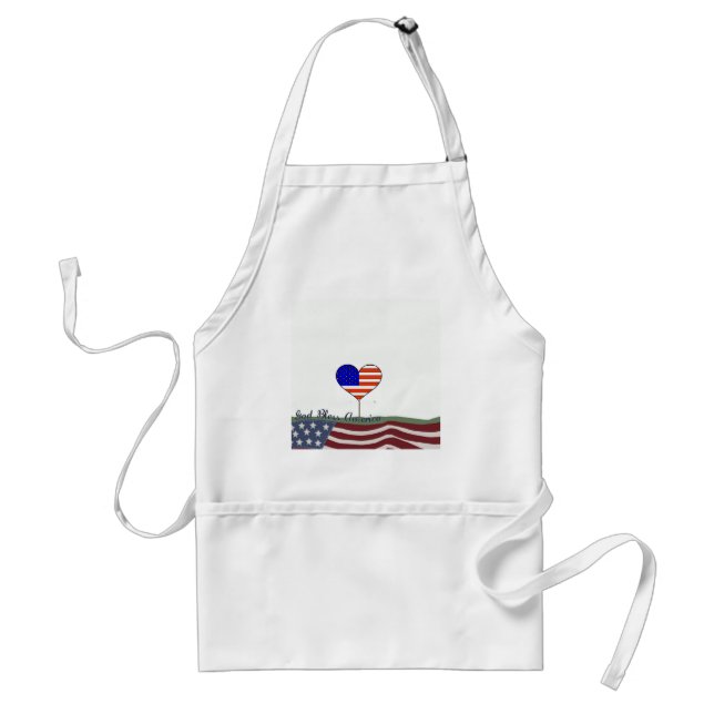God Bless America Apron (Front)