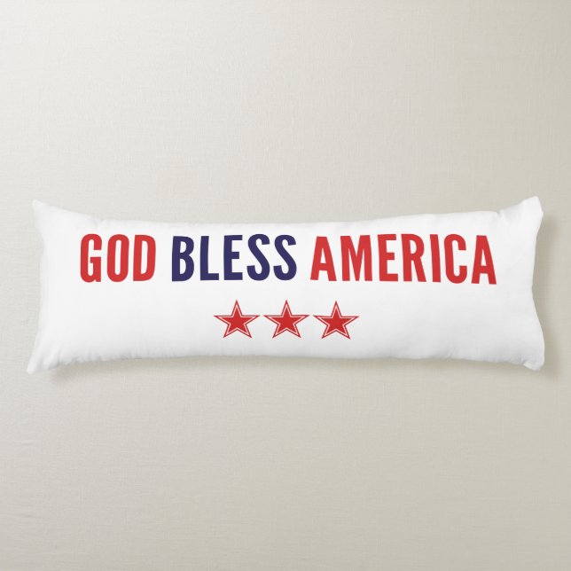 God Bless America Body Cushion (Front)