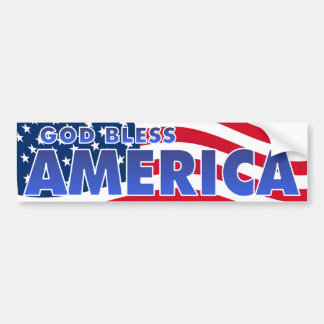 God Bless America Bumper Sticker