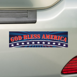 God Bless America Bumper Sticker