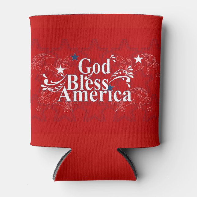 God Bless America Can Cooler (Front)