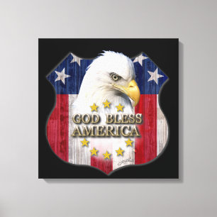 God Bless America Canvas Print