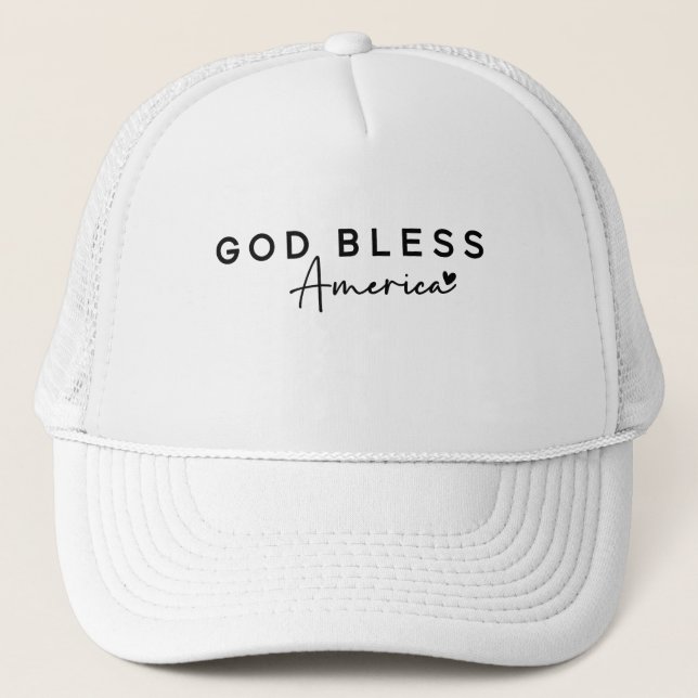 GOD BLESS America Caps 🇺🇸🧢 (Front)