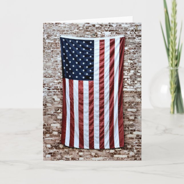 God bless America Card (Front)