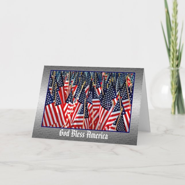God Bless America Card (Front)