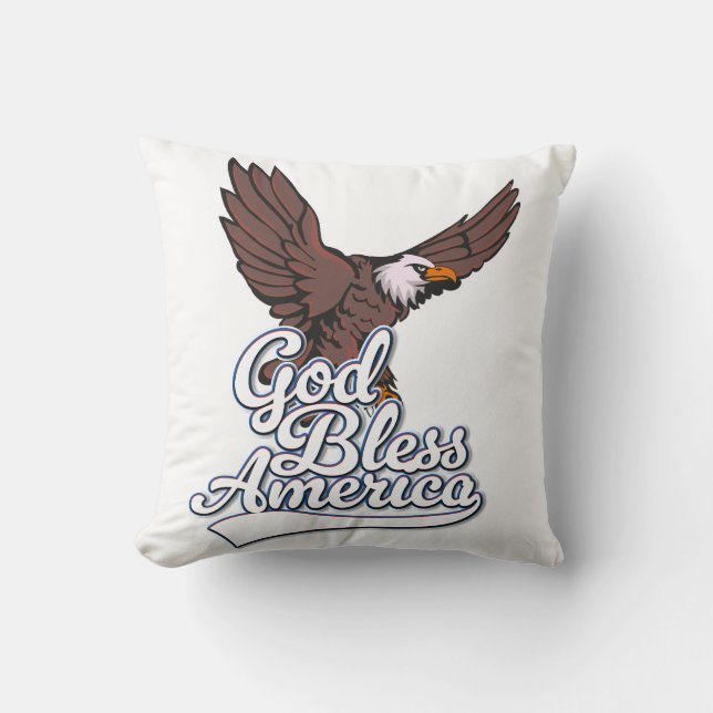 God Bless America Cushion (Front)