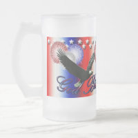 God Bless America Fourth of July Mug