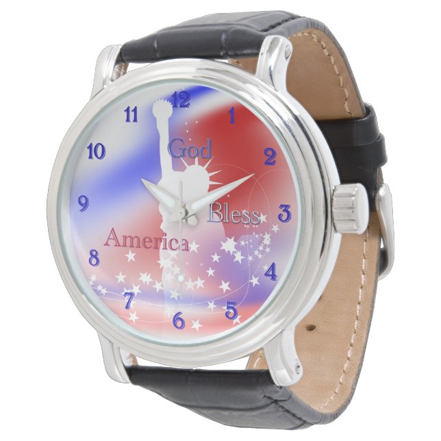 God Bless America Freedom Watch (Angled)