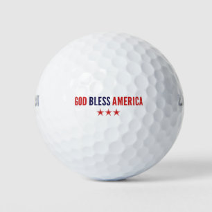 God Bless America Golf Balls