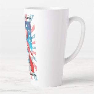 God Bless America Home Sweet Home Latte Mug