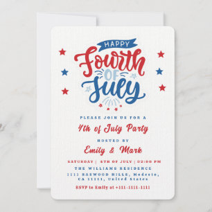 GOD BLESS AMERICA INVITATION